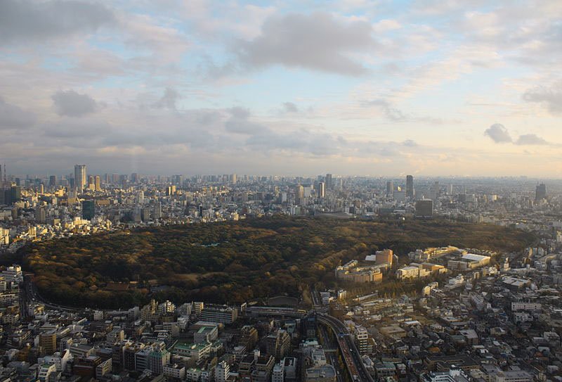 Vista aérea de Yoyogi