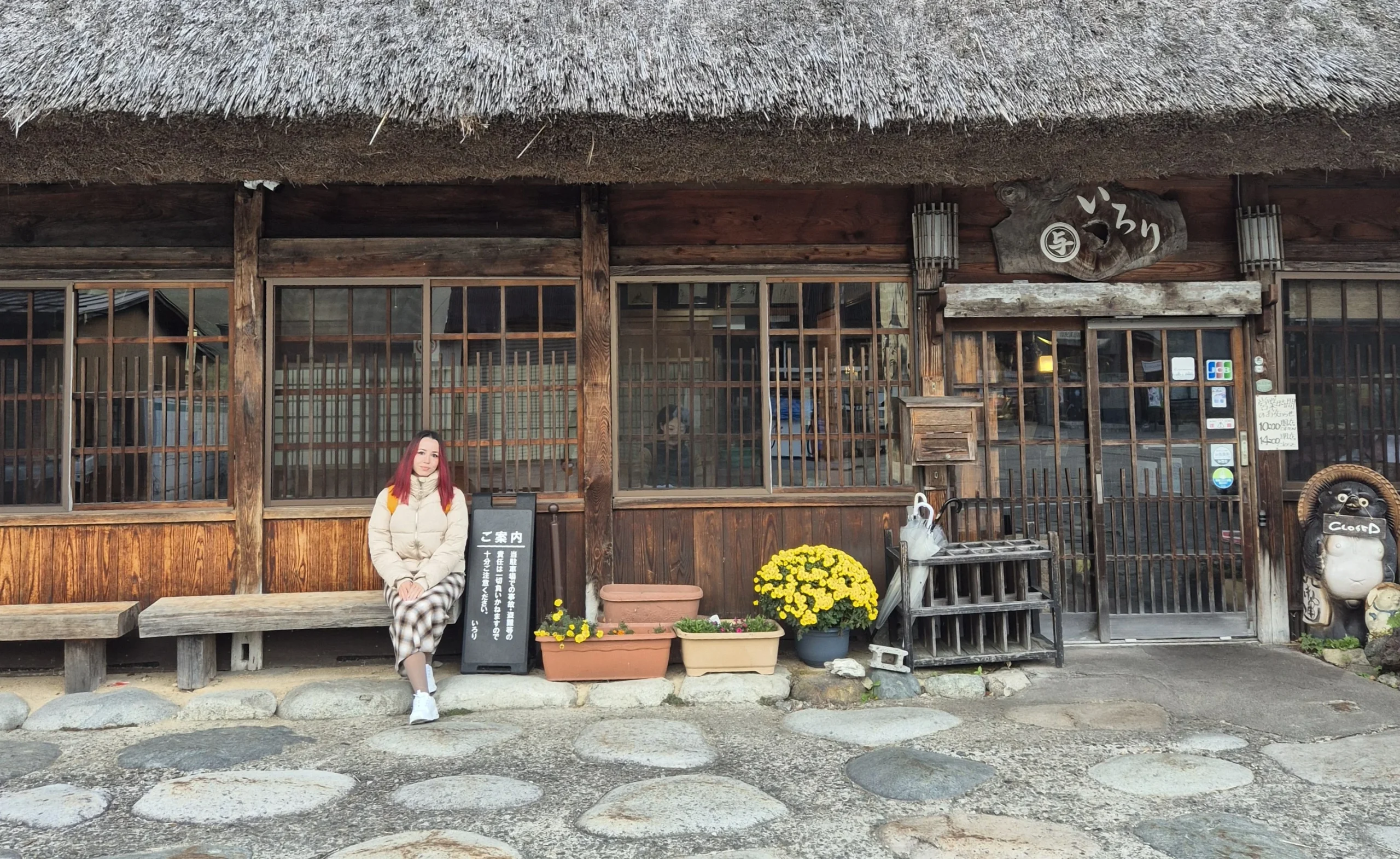 Miriam en Shirakawago