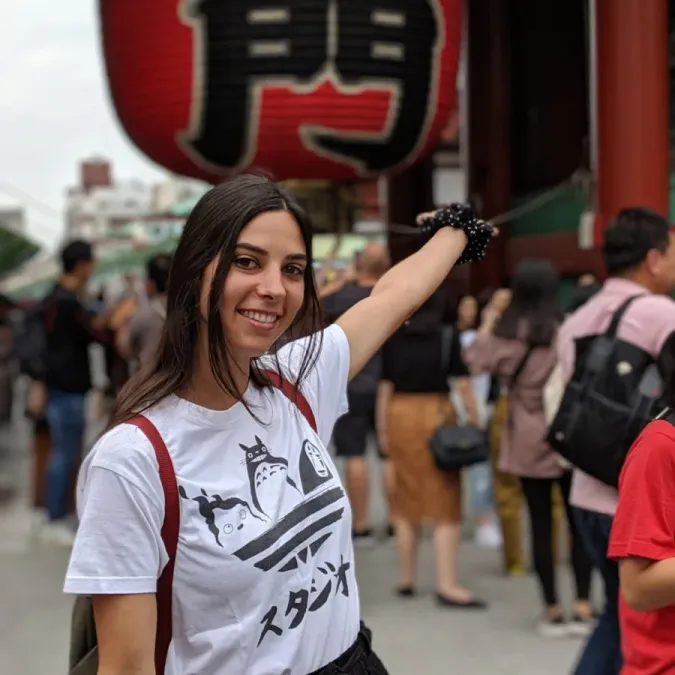 Zaida en el templo Sensō-ji