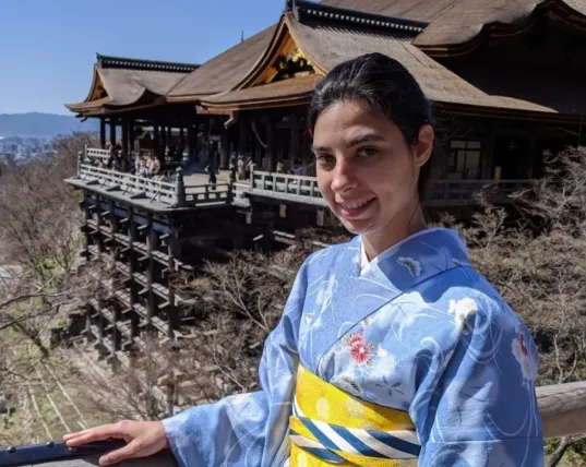 Zaida en el Kiyomizu-dera