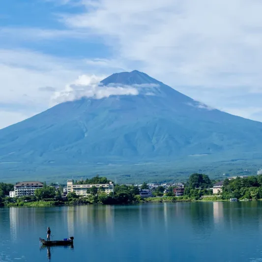 Foto del Monte Fuji tomada por Carlos